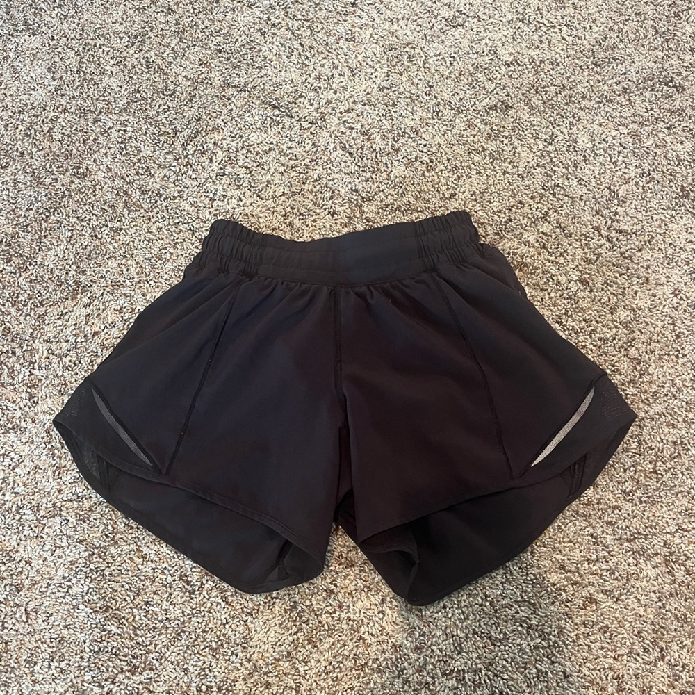 Black Lulu hotty hot shorts